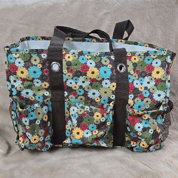 THIRTY-ONE WINDSOR BOUQUET MEDIUM ORGANIZING UTILITY TOTE - Picture 1 of 7